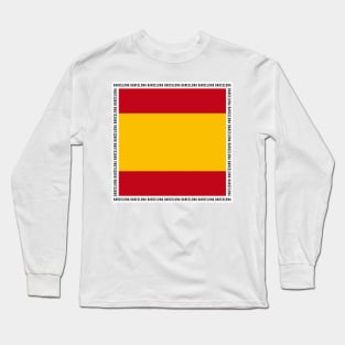 Barcelona F1 Circuit Stamp Long Sleeve T-Shirt